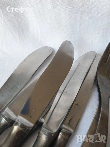 Комплект посребрени прибори , снимка 4 - Антикварни и старинни предмети - 53536872