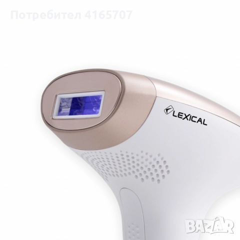 Лазерен апарат за обезкосмяване Lexical LLH-5585 с ледено охлаждане и 9 нива на интензитет, снимка 3 - Епилатори - 52840703