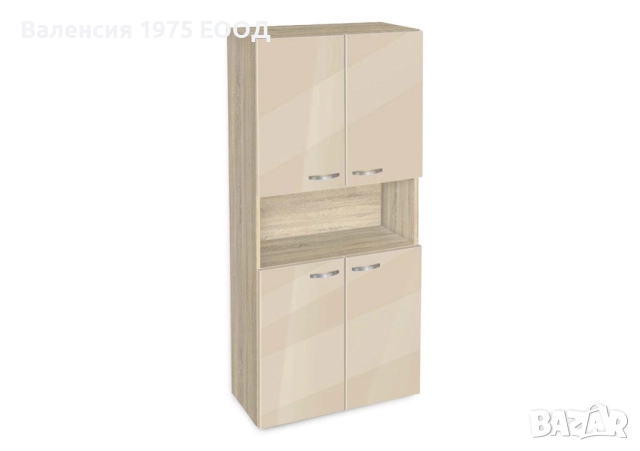 Етажерка Ава 5 с две или четири вратички гланц, снимка 11 - Етажерки - 29557939