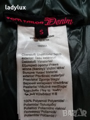 Tom Tailor Denim, Двулицево, Оригинално, с Гъши Пух, Размер S/M. Код 2108, снимка 14 - Якета - 43467461