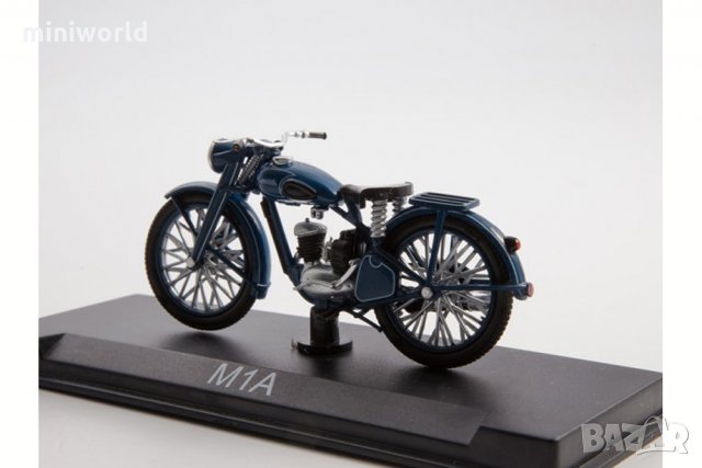 ММЗ М-1-А ”Москва” мотор 1964 - мащаб 1:24 на Наши Мотоцикли моделът е нов в блистер, снимка 4 - Колекции - 29450736