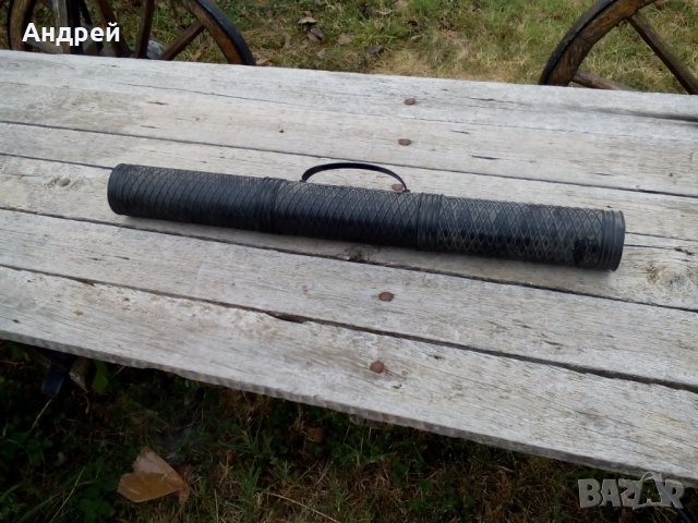 Стар калъф,тубус,туба за картини,чертежи #2