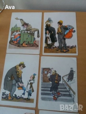 картички/пощенски/стари/серия/колекция/руски/Разсеяния от улица басейна, снимка 3 - Колекции - 27618429