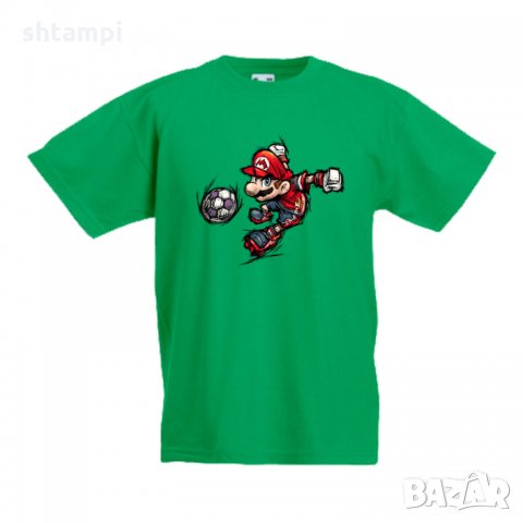Детска тениска Супер Марио Super Mario Football, снимка 3 - Детски тениски и потници - 33081611