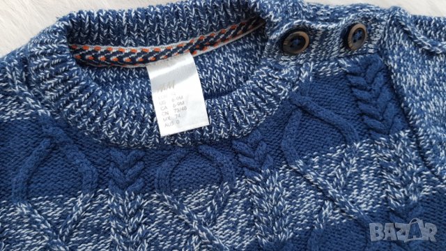 Детски пуловер H&M 6-9 месеца, снимка 2 - Бебешки блузки - 34677105