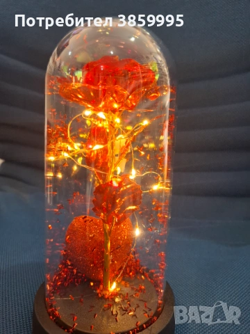 Светещ сувенир със сърце