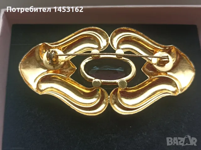 Старинна брошка, снимка 2 - Колиета, медальони, синджири - 50051060
