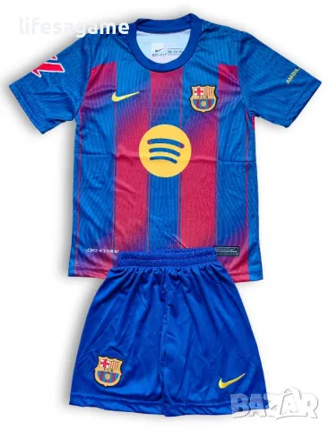 Детски футболен екип Барселона Ямал комплект тениска и къси панталони Barcelona Yamal, снимка 2 - Детски комплекти - 50264624