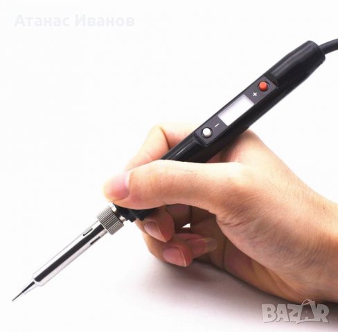 Професионален поялник 80W с електронно регулиране на температурата от 180 - 500 градуса, снимка 12 - Поялници и запояване - 35562422
