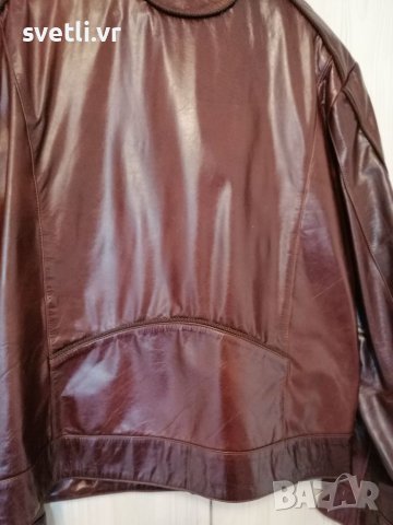 Кожено яке, снимка 7 - Якета - 40760421