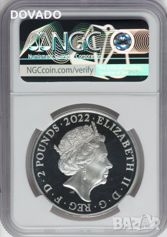 2022 Henry VII - 1oz £2 - NGC PF70 First Releases - Възпоменателна Монета - Кутия и Сертификат #154, снимка 2 - Нумизматика и бонистика - 43709821