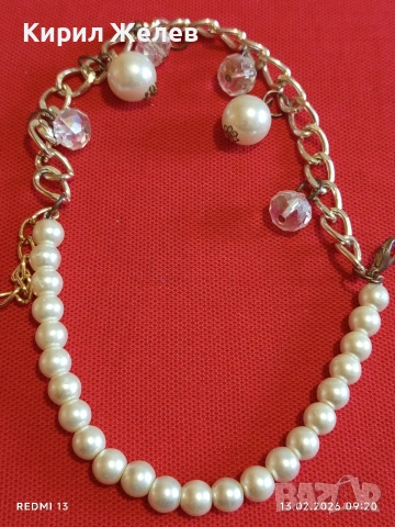 Персонализирано перлено колие с декоративни елементи стил и елегантност 51689, снимка 7 - Колиета, медальони, синджири - 53462081