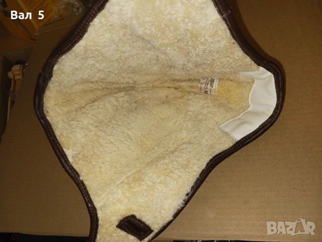 Старо зимно парашутно боне - БНА , НРБ . Неупотребявано, снимка 4 - Антикварни и старинни предмети - 52914431