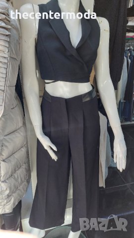 Дамски панталон с елек, снимка 1 - Костюми - 43215550