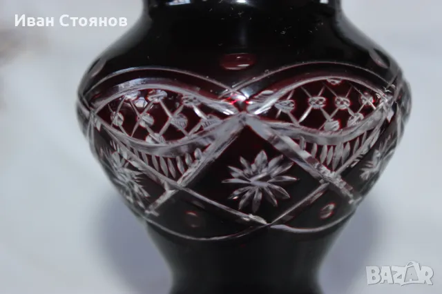 Ваза Egermann Bohemia, снимка 2 - Вази - 49120282