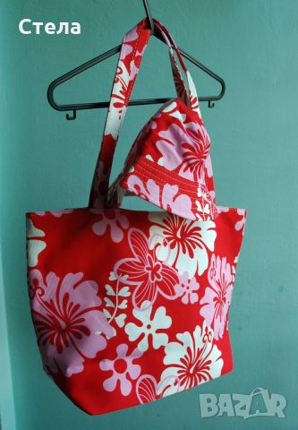 Плажна чанта с шапка, нови