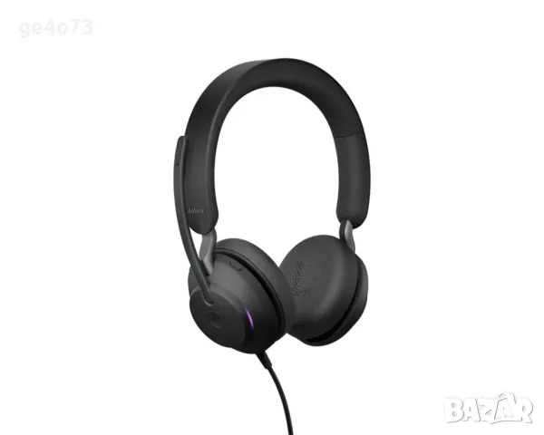 Слушалки Jabra Evolve2 40 SE, Stereo, MS, USB-C, Черни, снимка 3 - Слушалки и портативни колонки - 49369290