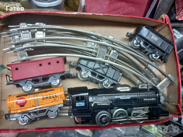 колекционерско влакче  от 1954г. Японско Graqstan  FREIGHT TRAIN SET, снимка 2 - Колекции - 48272990