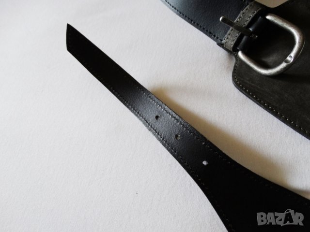 GUESS Made in Italy Leather Belt Дамски Колан Естествена Кожа M (90), снимка 10 - Колани - 26747483