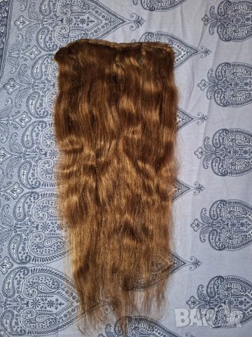 Естествена Руска коса 61см. 100гр., снимка 6 - Аксесоари за коса - 47542293
