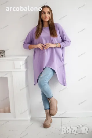 Дамска блуза oversize, 14цвята , снимка 7 - Блузи с дълъг ръкав и пуловери - 47813619