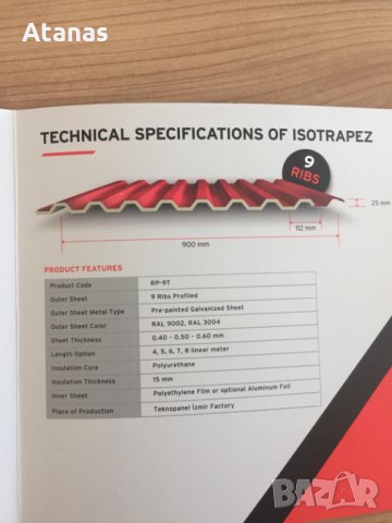 Термопанели, Покривни и Стенни Сандвич Панели, снимка 7 - Строителни материали - 28015148