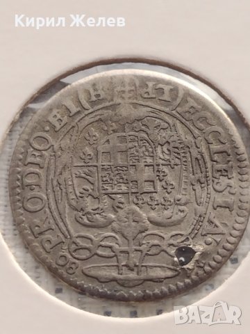 Сребърна монета 6 кройцера 1680г. Епископ Фридрих Силезия 28464, снимка 7 - Нумизматика и бонистика - 43000842