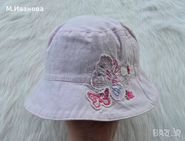 Детска шапка Next 1-2 години памук и лен , снимка 12 - Бебешки шапки - 50761167