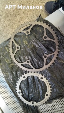 Плочи 53 на 39.За курбели Шимано Тиагра халоутек 2