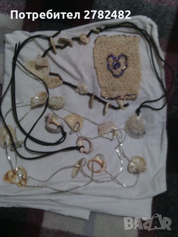 Бижута от полускъпоценни камъни, морски миди, мъниста., снимка 3 - Други - 39307156