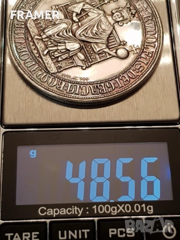 Немски СРЕБЪРЕН 999 ‰ ПЛАКЕТ медал 1291–1991г. 700г. Саарбург, снимка 10 - Нумизматика и бонистика - 52589544