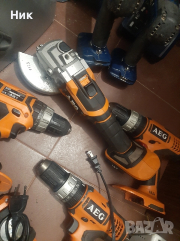 Акумулаторни машини АЕГ 18v, снимка 8 - Винтоверти - 53257654