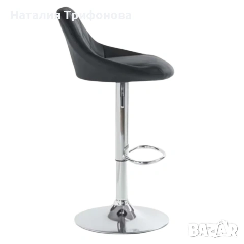 Бар стол с регулируема височина и въртяща функция – комфорт и стил за дома и заведения, снимка 4 - Столове - 53404694