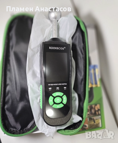 Професионален влагомер RDINSCOS, снимка 6 - Измервателни инструменти - 51495734