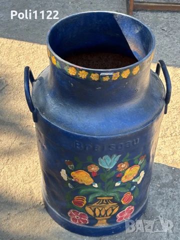 Ръчно рисуван гюм за мляко, снимка 7 - Антикварни и старинни предмети - 50704341