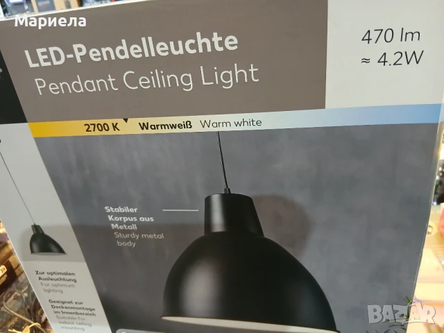 LED висяща лампа за дома, снимка 6 - Лампи за таван - 50470444
