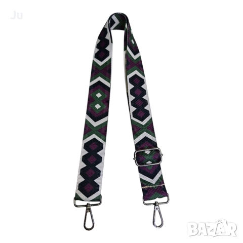 Дръжка за чанта, текстилни дръжки за чанти, Шарени дръжки за чанти, Дълги дръжки за чанти , снимка 12 - Чанти - 33412069