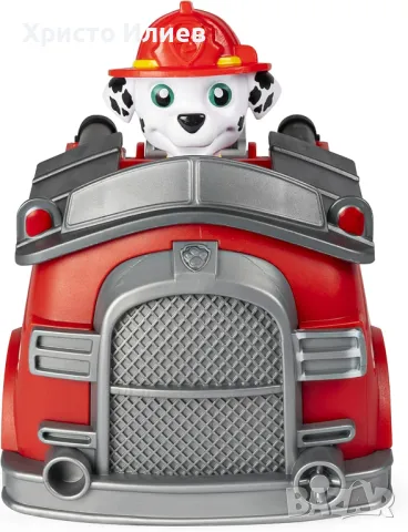 Кола с дистанционно PAW PATROL Пожарна кола на МАРШАЛ Spin Master, снимка 7 - Коли, камиони, мотори, писти - 47586696