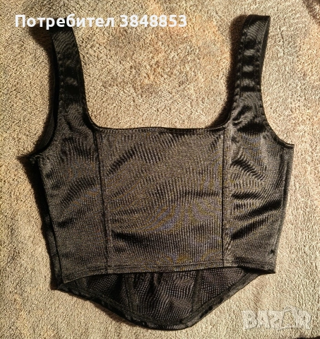 Diy черен корсет, снимка 2 - Корсети, бюстиета, топове - 53412267