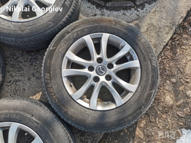 16 ки джанти 5х114.3 с летни гуми 215/65 от мазда 6, снимка 4 - Гуми и джанти - 53343722
