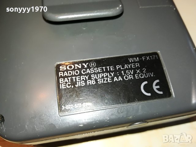 SONY WM-FX171 WALKMAN-ВНОС GERMANY 0105230756, снимка 15 - Радиокасетофони, транзистори - 40541973