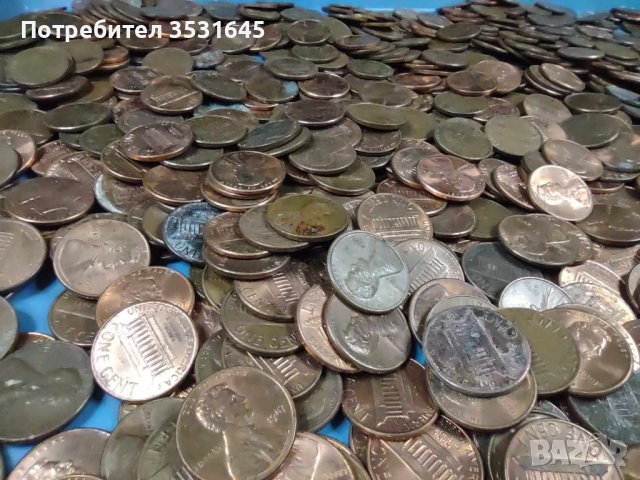 Лот от над 500бр. монети с номинал от 1 цент, снимка 2 - Нумизматика и бонистика - 43239117