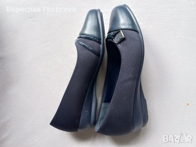 Обувки в тъмносиньо, нови, снимка 2 - Дамски елегантни обувки - 38566155
