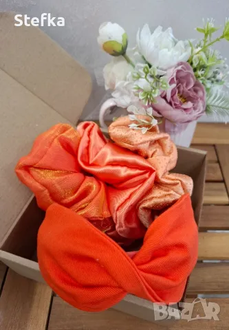 Диадеми от цветен деним, снимка 16 - Аксесоари за коса - 49434108