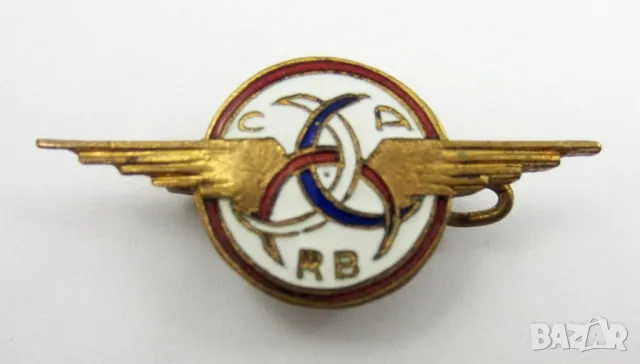 Френски-Пилотски знак-Оригинал-ВВС-Авиация