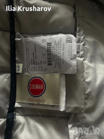 Пухено яке COLMAR размер 54, снимка 3 - Якета - 48541431