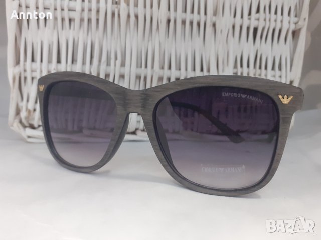 Слънчеви очила унисекс-52 дървесна рамка 