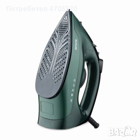 Парна ютия Muhler SI-2520C, 2400W, керамична плоча, паров удар, против прокапване и котлен камък, снимка 6 - Ютии - 53058538