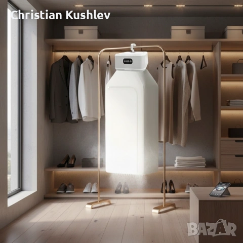 Преносима електрическа сушилня за дрехи – компактна, сгъваема, с таймер и 3D циркулация, снимка 4 - Друга електроника - 53275160