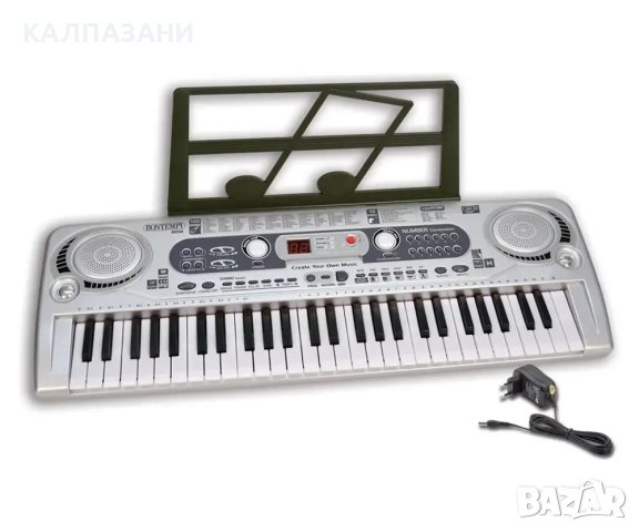Bontempi - Електронен синтезатор 54 клавиша и MP3 вход 16 5415, снимка 2 - Музикални играчки - 43789421